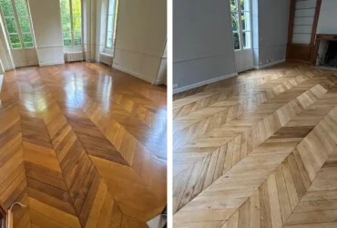 vitrification parquet saint germain en laye avant apres